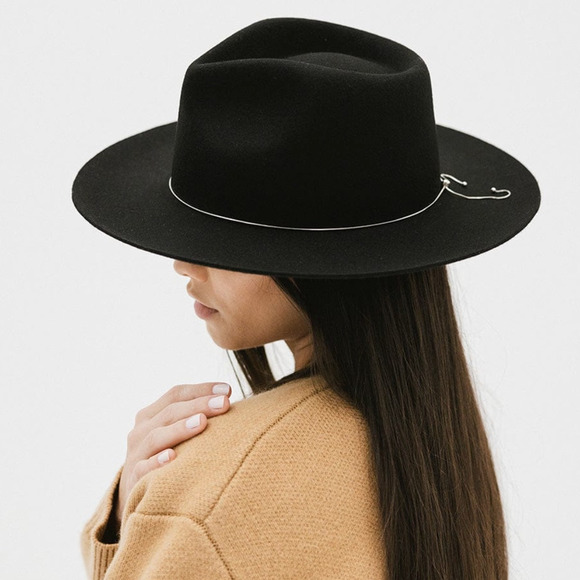 GIGI PIP Zephyr Rancher Hat Brown Black